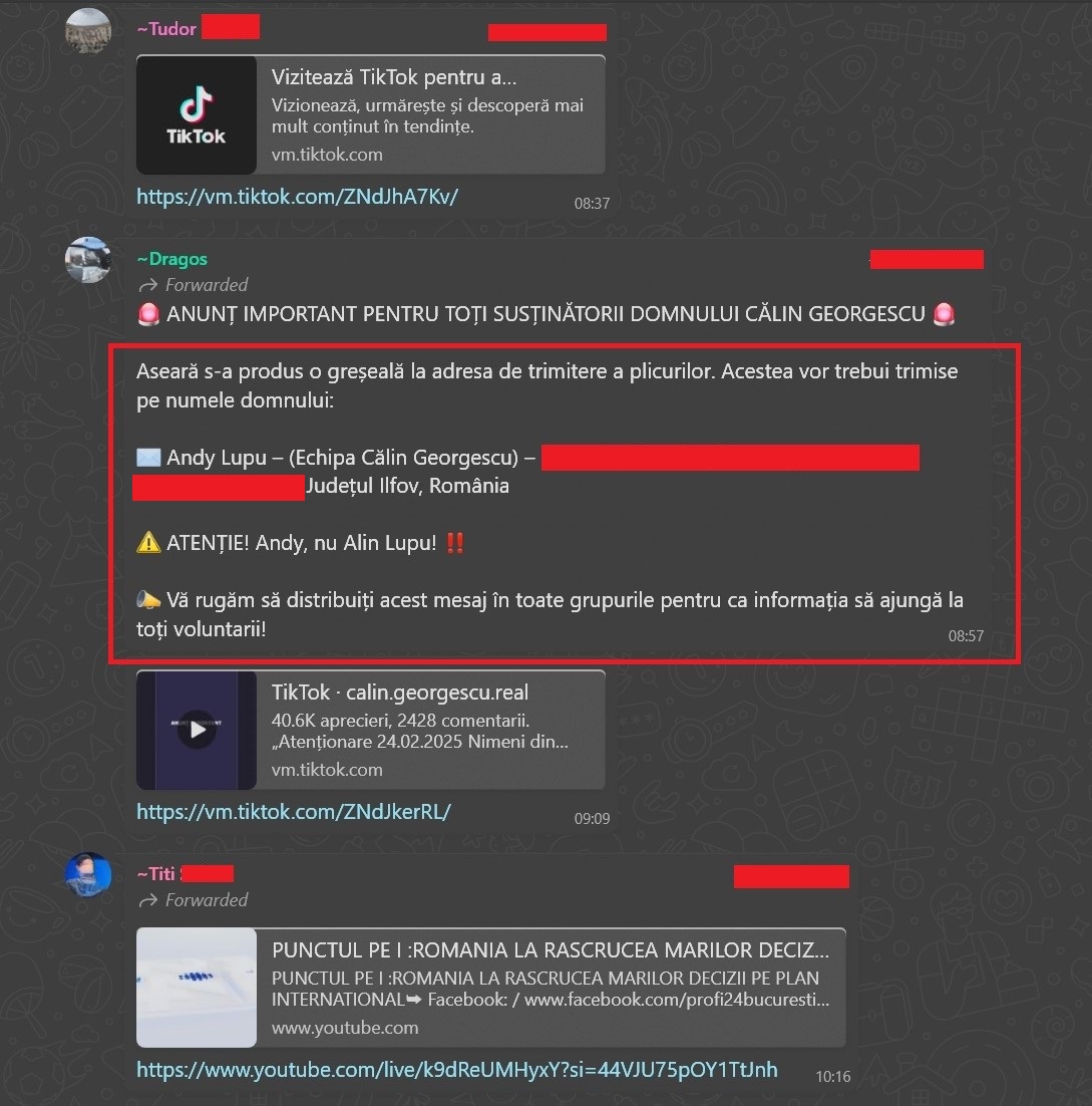 pentru Călin Georgescu