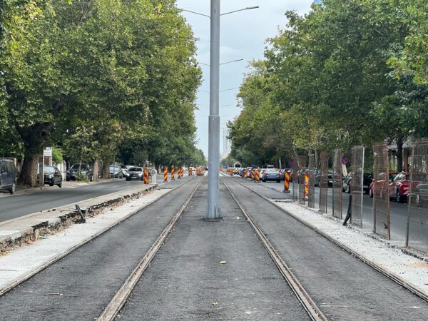 Șantierul liniei 5, prelungit cu încă opt luni. FOTO: Arhivă via Facebook / Stelian Bujduveanu