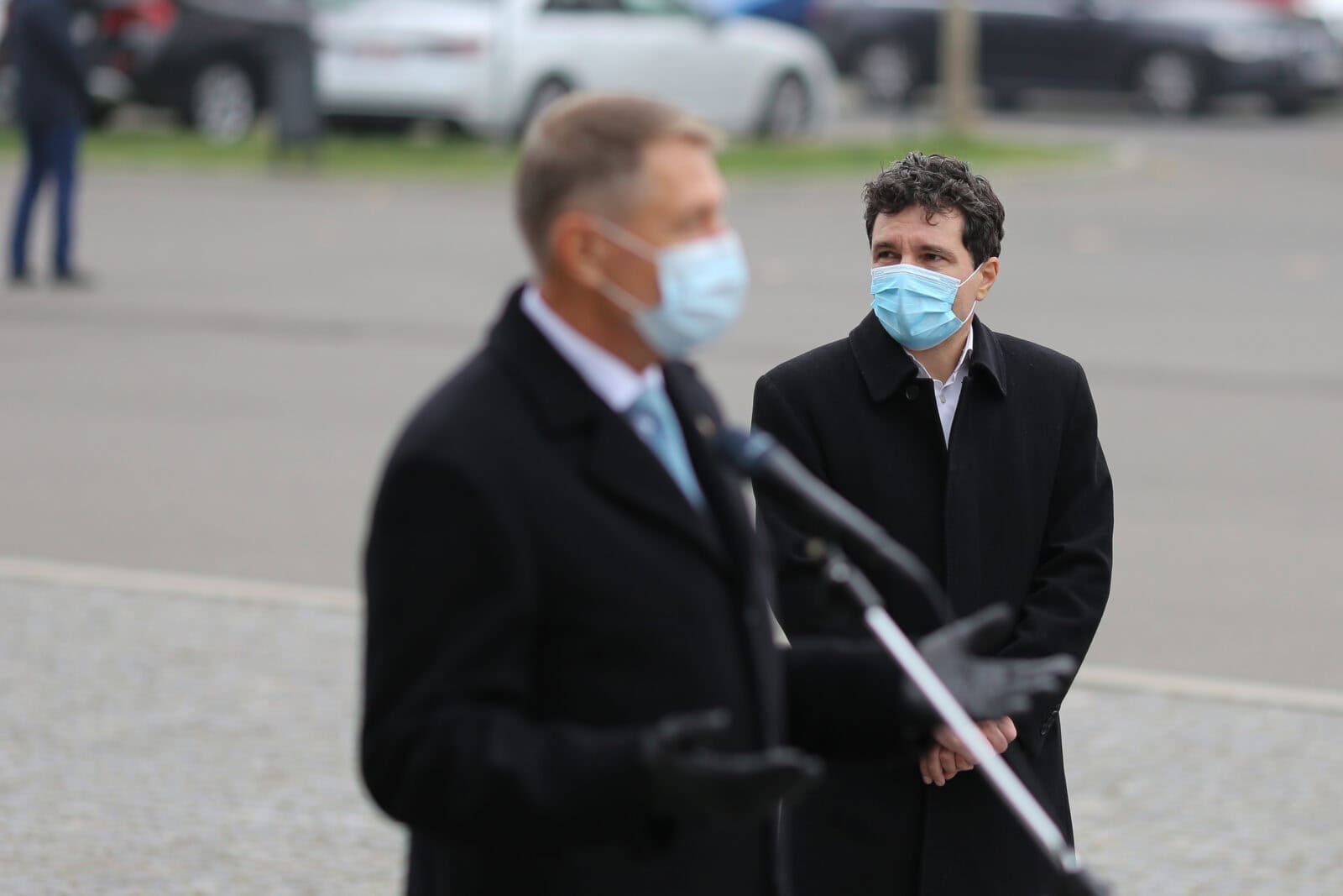 Nicuşor Dan şi Klaus Iohannis. FOTO: INQUAM / Sabin Cîrstoveanu