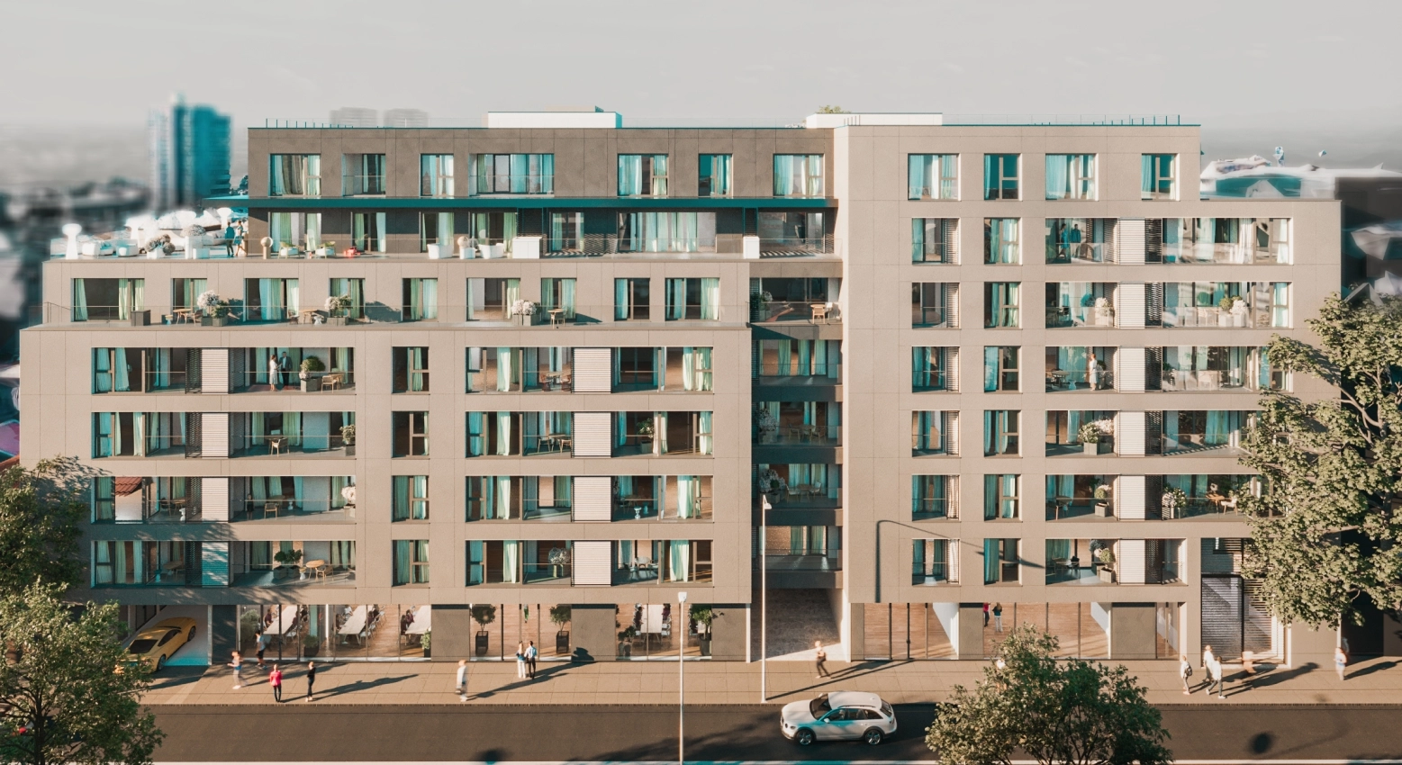 Bloc de şapte etaje în zona Ferdinand. FOTO: northbucharestinvestments.ro