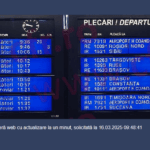 Circulaţia trenurilor, afectată de pene de curent. FOTO: cfr.ro