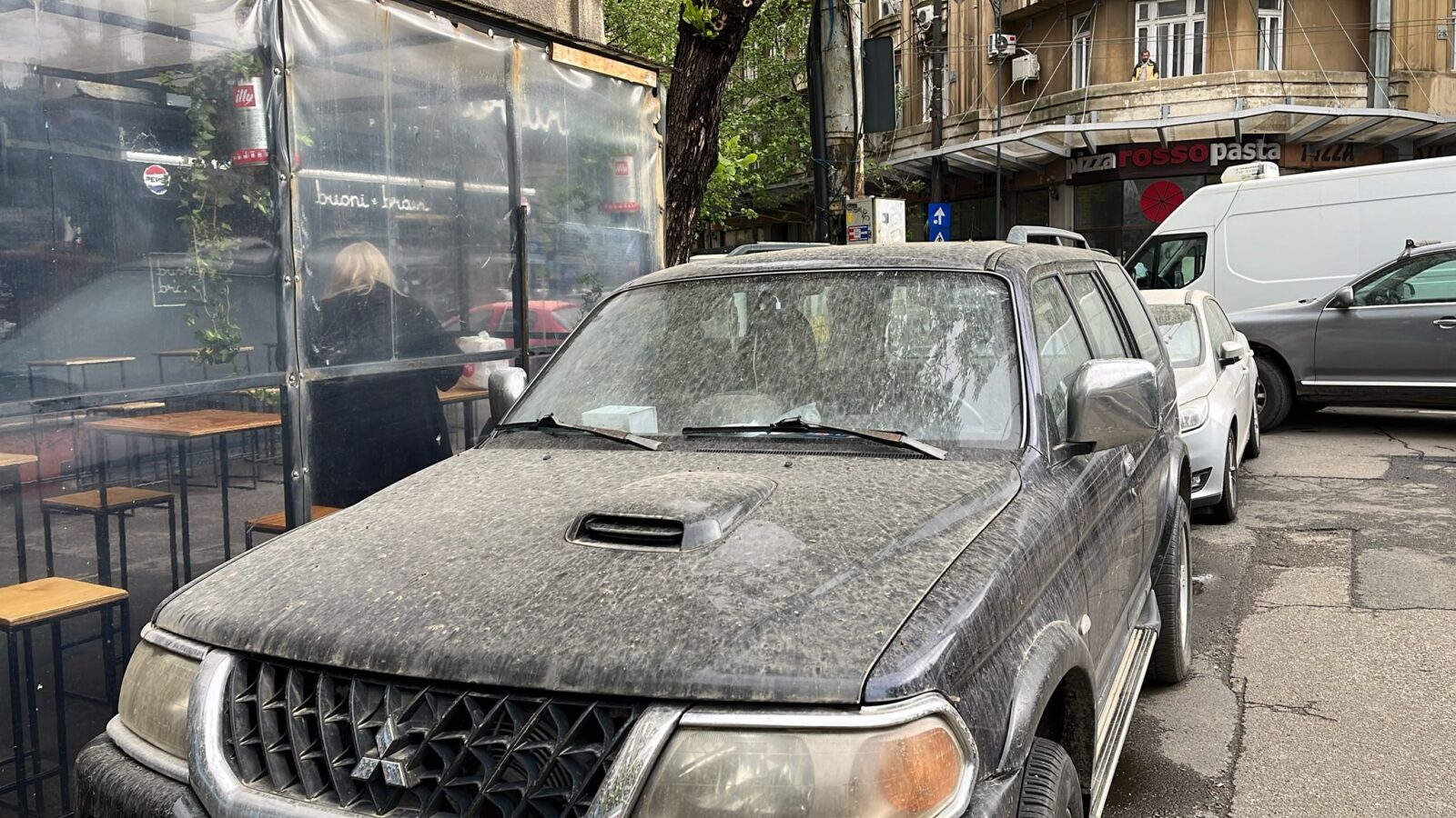 Praf saharian deasupra Capitalei. Particulele vor fi vizibile, în zilele ploioase. FOTO: BdB