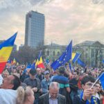 Miting proeuropean în Piaţa Victoriei. FOTO: Cătălin Anghel-Dimache
