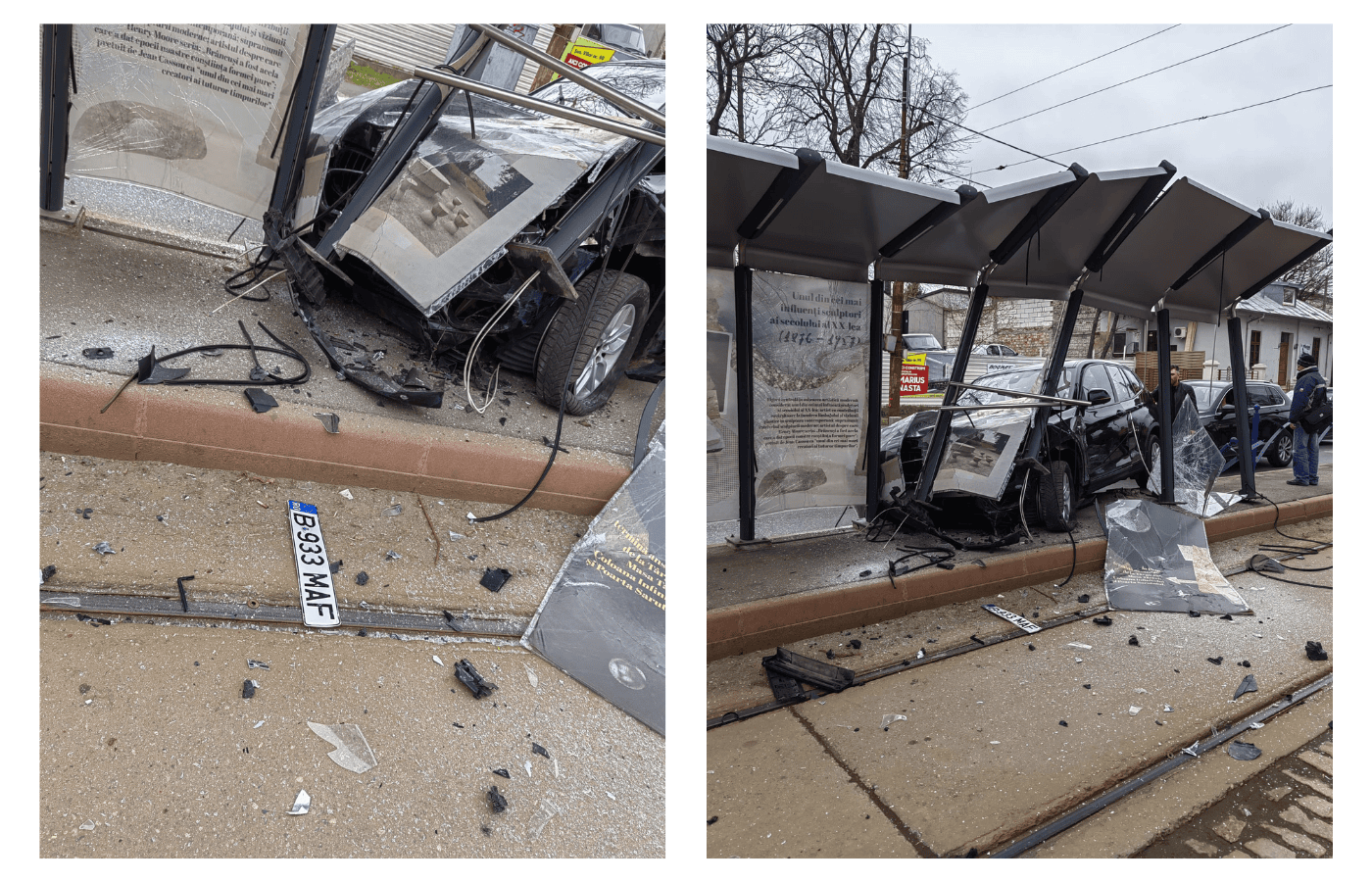 Accident pe linia 19 de tramvai