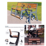 Proiect de mobilier urban pentru seniori. FOTO: PHCL CLS2