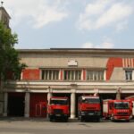 Detașamentul de Pompieri „Vitan" a fost mutat. Clădirea va fi demolată și reconstruită. FOTO: IGSU