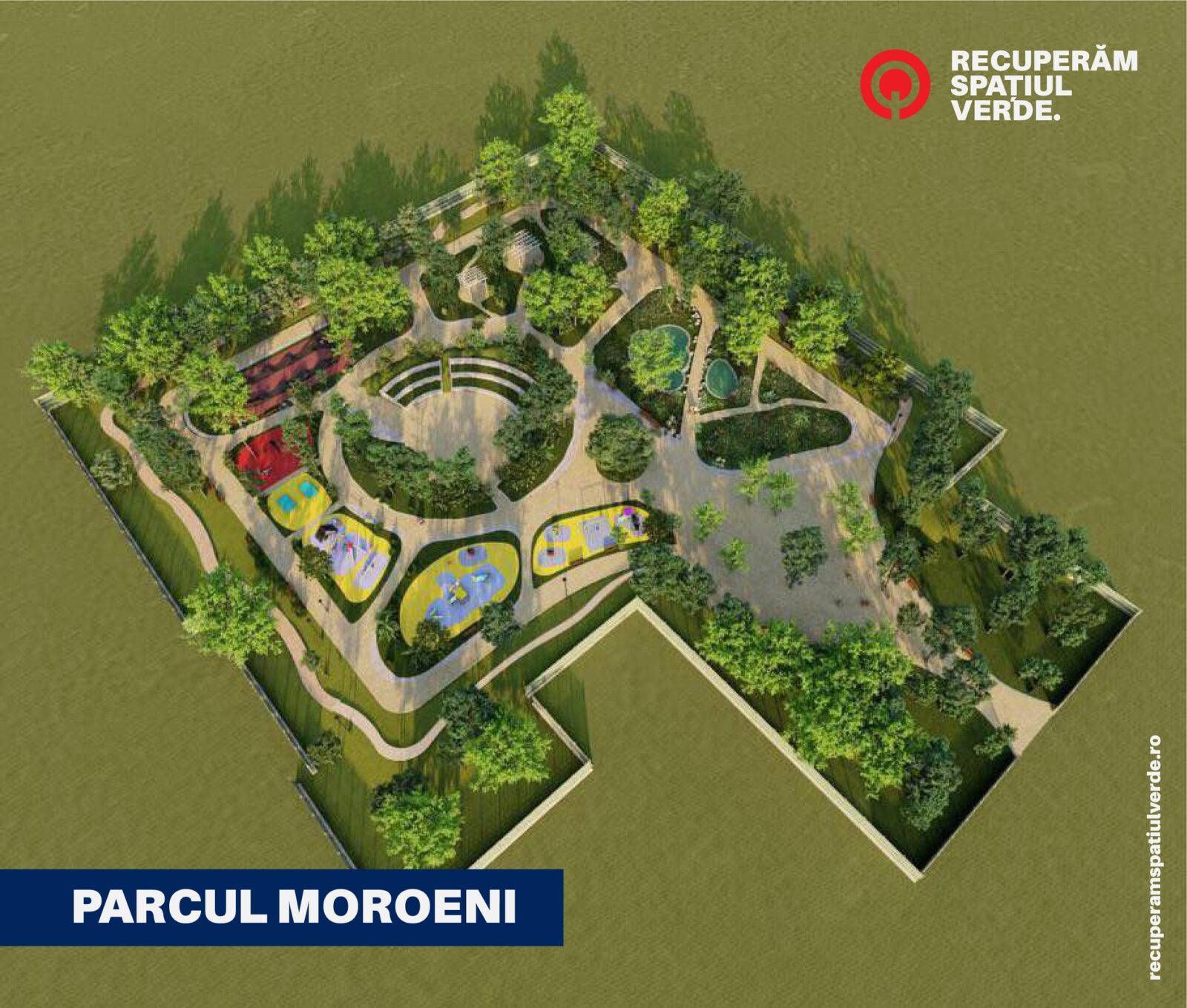 1,2 hectare de spații verzi recuperate