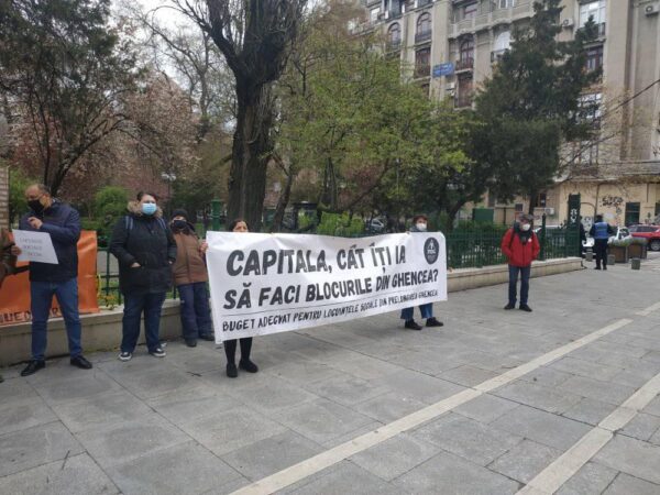 Lucrările la blocul de locuințe sociale din Prelungirea Ghencea, încă blocate