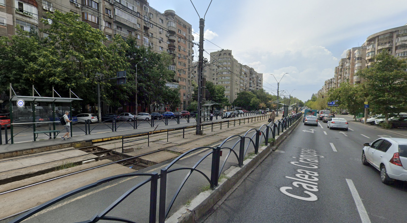 Primăria Capitalei, „împrumutată” de firma care va reabilita 21 de kilometri de linie de tramvai. Foto: Google Maps