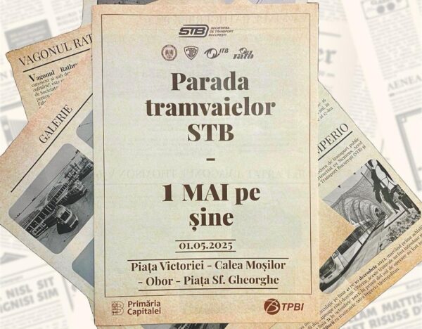 STB: Paradă cu tramvaie, muzică de fanfară și povești urbane de 1 mai