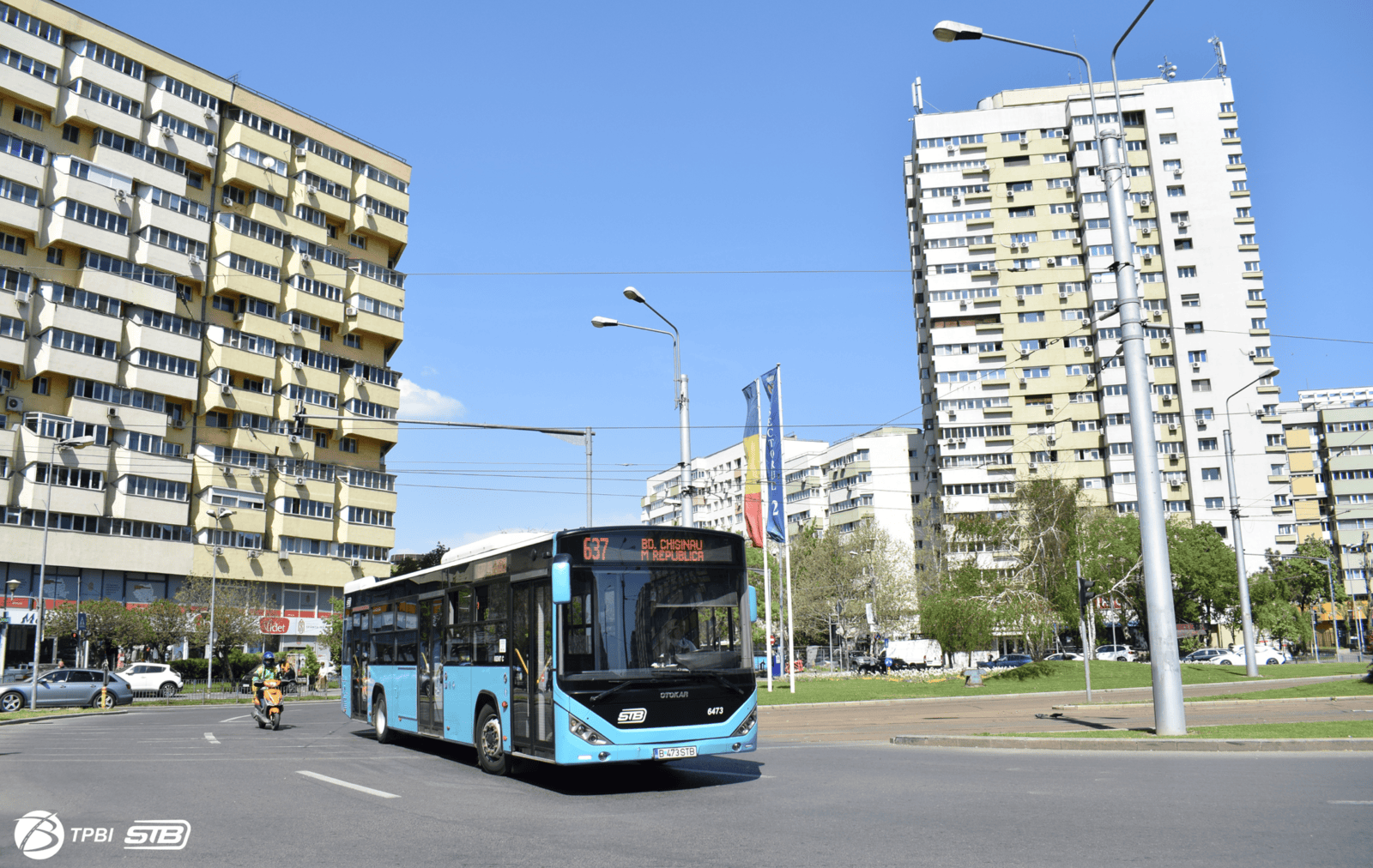 Stațiile de autobuz din zona intersecției Bd. Basarabia/ Str. Lucrețiu Pătrășcanu vor fi reorganizate. FOTO: TPBI