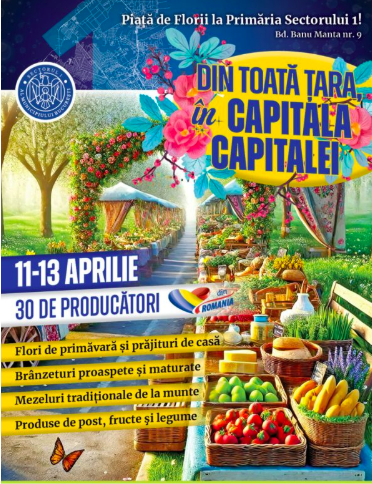 Weekend de Florii în Sectorul 1