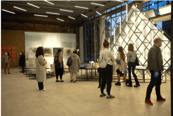 Zilele Sculpturii București la Combinatul Fondului Plastic. FOTO: Galeria SENAT