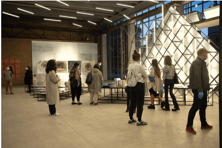 Zilele Sculpturii București la Combinatul Fondului Plastic. FOTO: Galeria SENAT