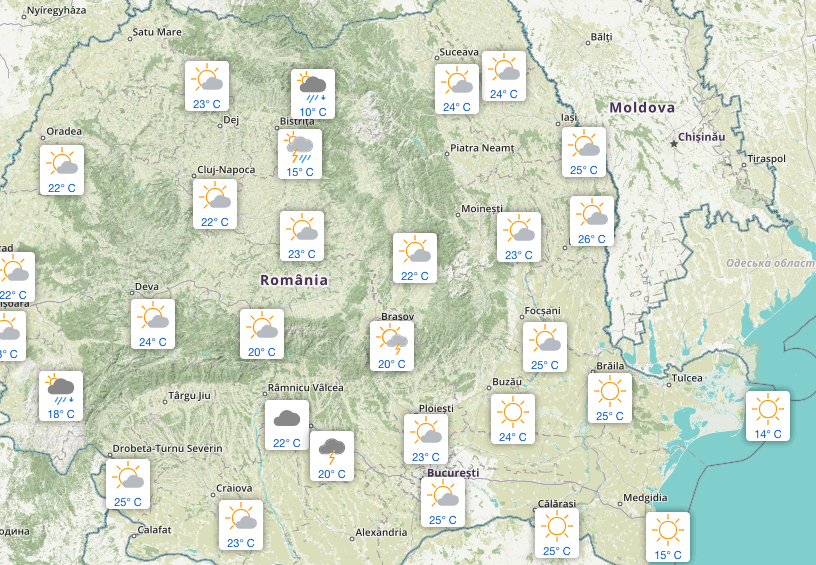 METEO BUCUREȘTI | Vremea va fi deosebit de caldă. Duminică, temperaturile mai scad. FOTO: ANM