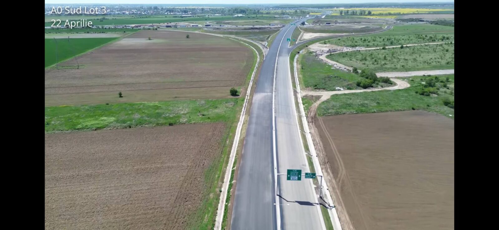 Lotul 3 A0 Sud. FOTO: FB / Drum Expres Focsani-Braila-Constanta