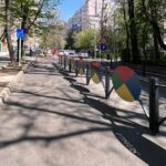 Culoar kiss and ride la şcoala Adrian Păunescu. FOTO: FB / PS6