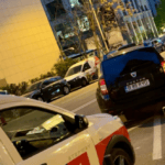 Nicușor Dan, cu mașina Primăriei la dezbateri electorale. FOTO: digi24.ro