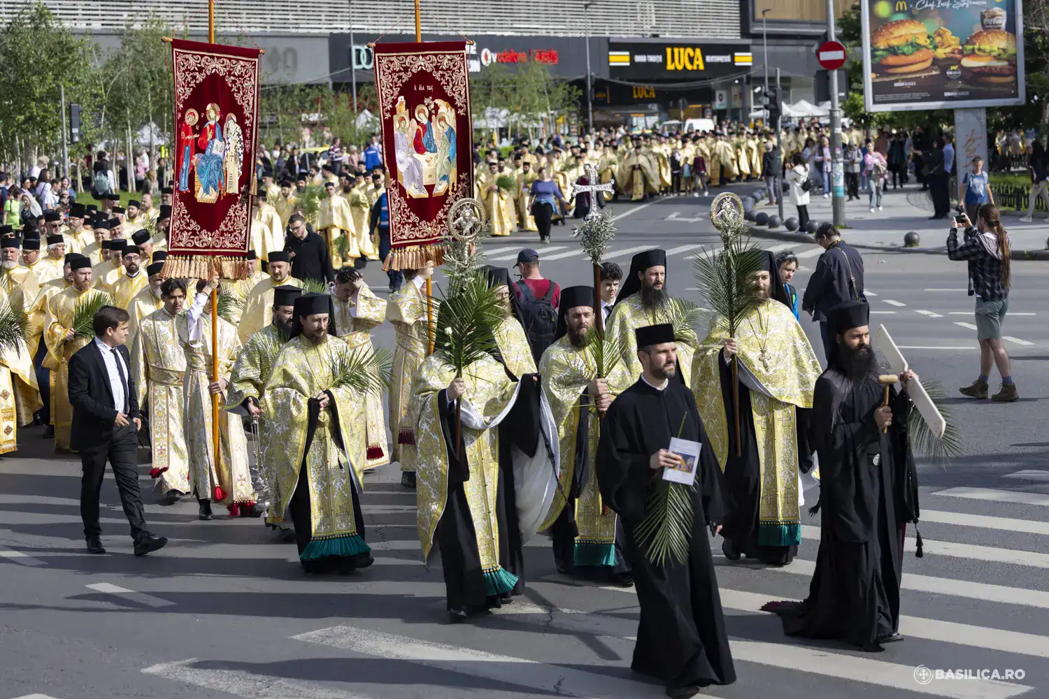 Pelerinajul de Florii, sâmbătă, în Capitală. FOTO: basilica.ro