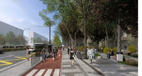 Iuliu Maniu, tronson refăcut de PS6. FOTO: FB / Ciprian Ciucu