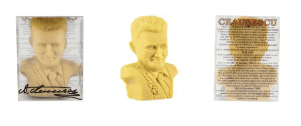săpunuri cu chipul lui Ceașescu