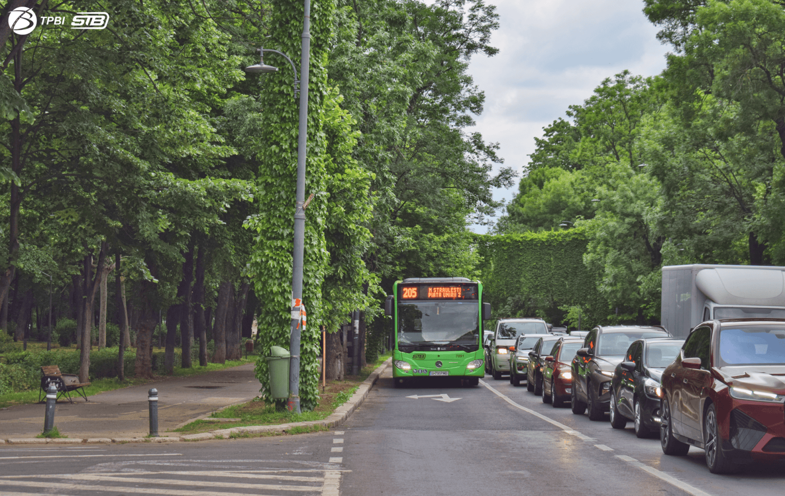 Trei linii STB vor deviate în weekend, pentru evenimentul „Pizza Fest”. FOTO: TPBI