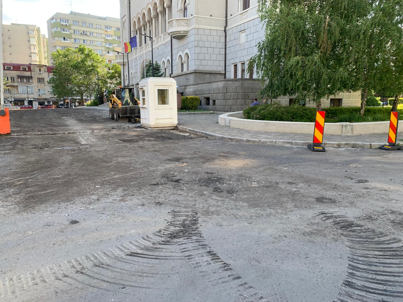 Parcărilor din jurul Primăriei Sectorului 1, asfaltate pentru 1 iunie