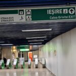 Stația de metrou Gara de Nord 2, de pe Magistrala 4, se închide până la sfârșitul lunii mai. Se fac lucrări la acoperiș. FOTO: Metrorex