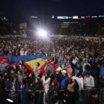 Miting electoral Nicușor Dan în Piața Victoriei