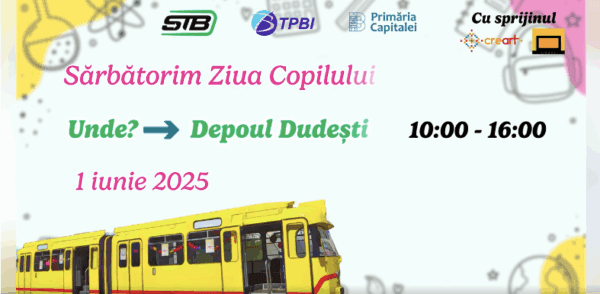 Ziua Copilului va fi sărbătorită la Depoul Dudești. FOTO: STB