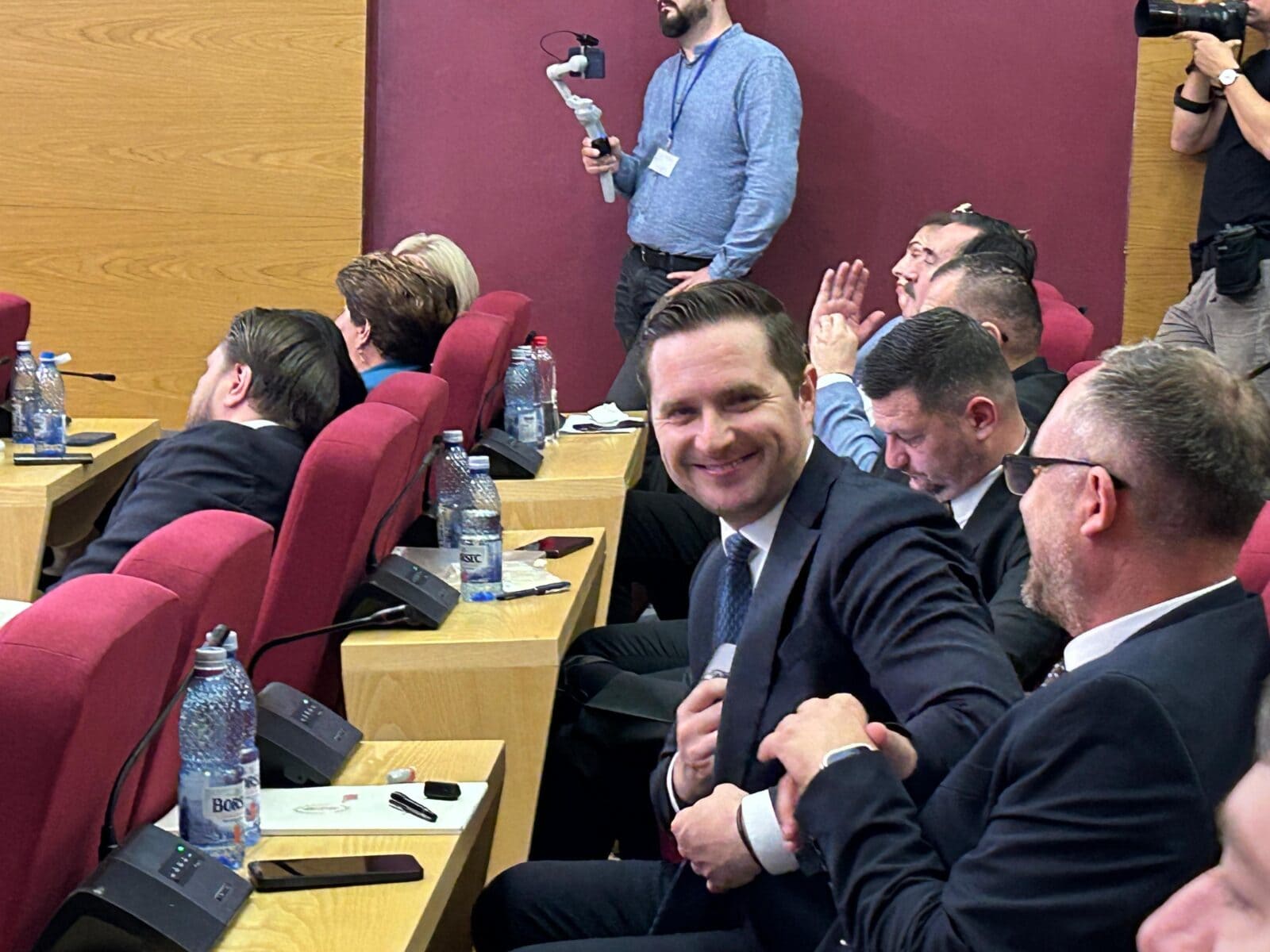 Stelian Bujduveanu, la cârma Primăriei Capitalei. FOTO: Cătălin Anghel-Dimache