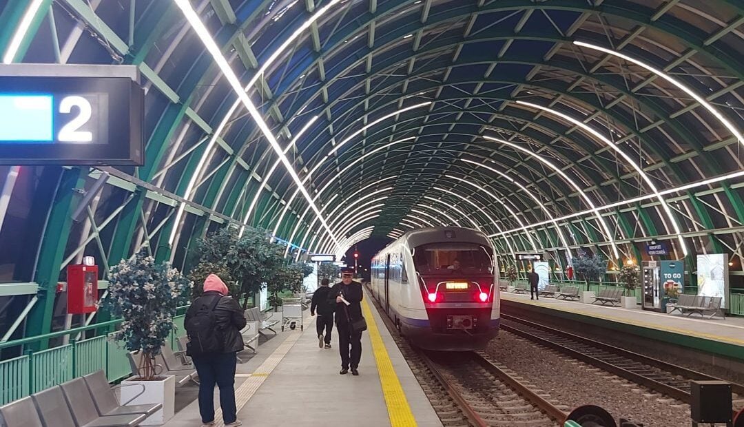 calea ferată spre aeroportul Otopeni