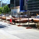 Un nou tronson de conductă, cu o vechime de peste 40 ani, a fost modernizat. Foto: PMB