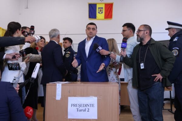 secția de vot din Mogoșoaia