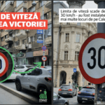 Argumentele pentru reducerea vitezei, pe Calea Victoriei, la 30 km/h. FOTO: Străzi pentru Oameni