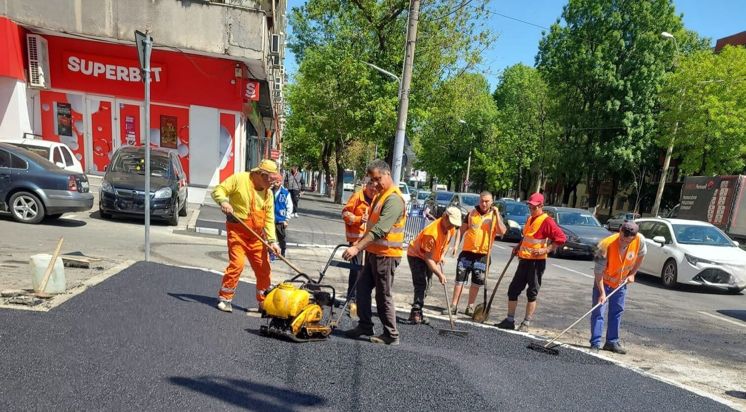 Reparațiile de pe Șoseaua Alexandriei