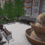 Randare 3D cu o parte din Parcul Şinei. FOTO: FB / Primăria Sectorului 5