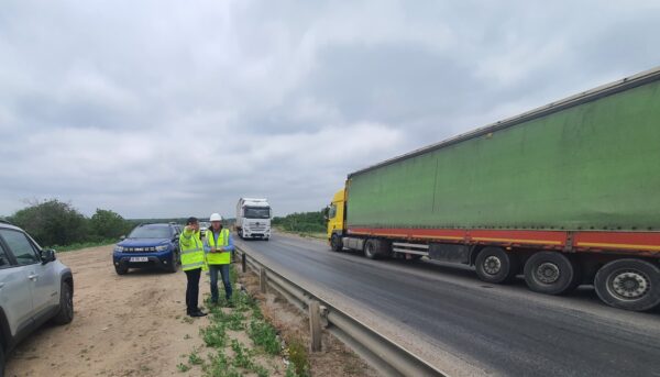 șantierul pentru lărgirea centurii