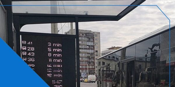 panouri digitale pentru informarea călătorilor