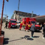 Ciocnire de trenuri în gara Constanța