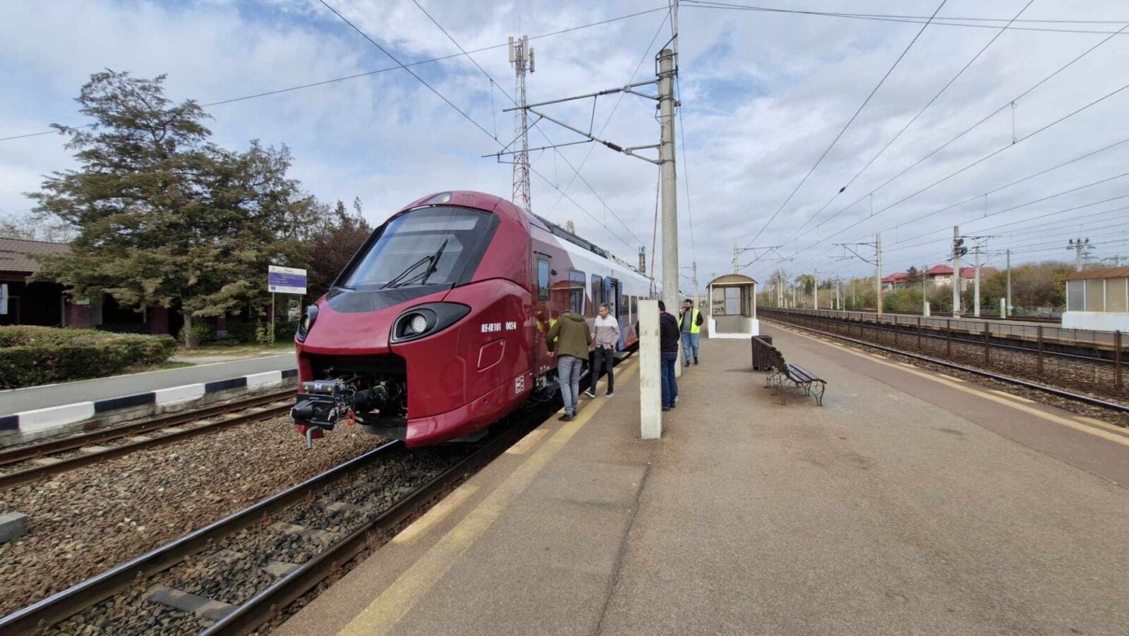 trenul nou pe București-Constanța