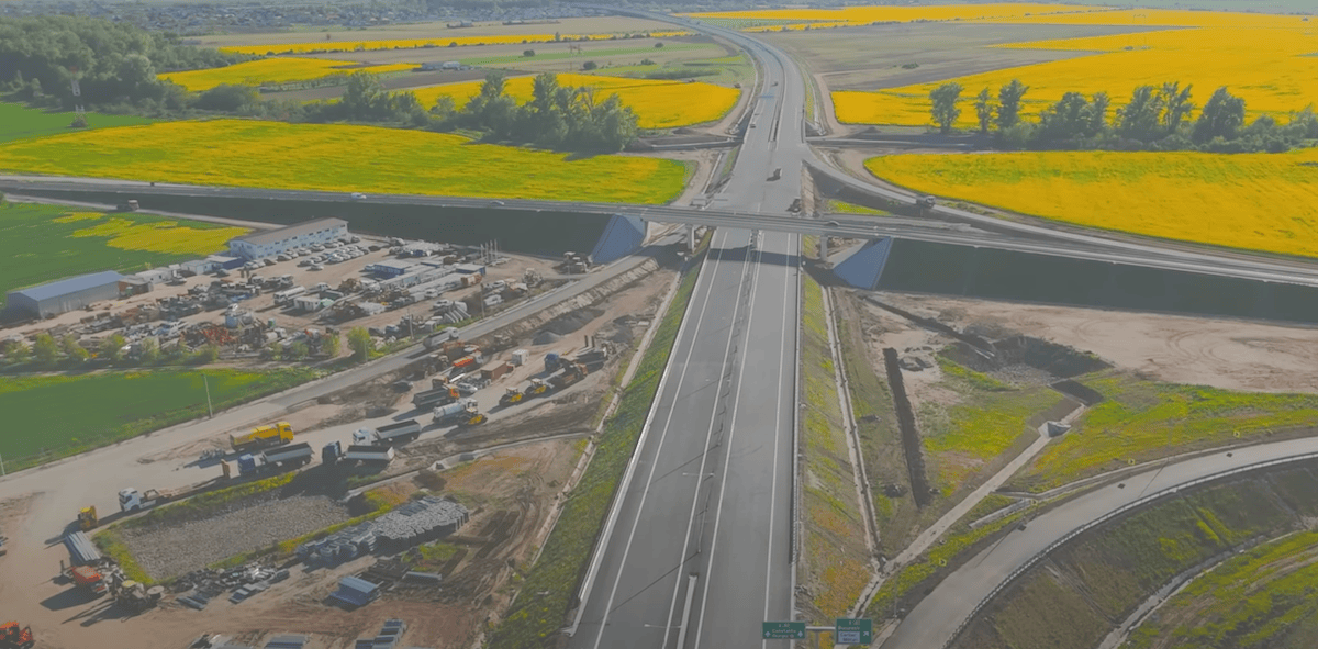 secțiunea sud a Autostrăzii de Centură