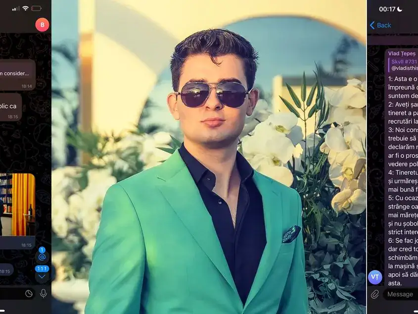 Neonazişti din Bucureşti, contactaţi de un membru AUR Sector 5 - Vlad Petre (foto). Fotografie via Pressone