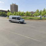 Intersecţia afectată de viitoare lucrări la pasajul pietonal de lângă Hala Laminor. FOTO: Google Street View