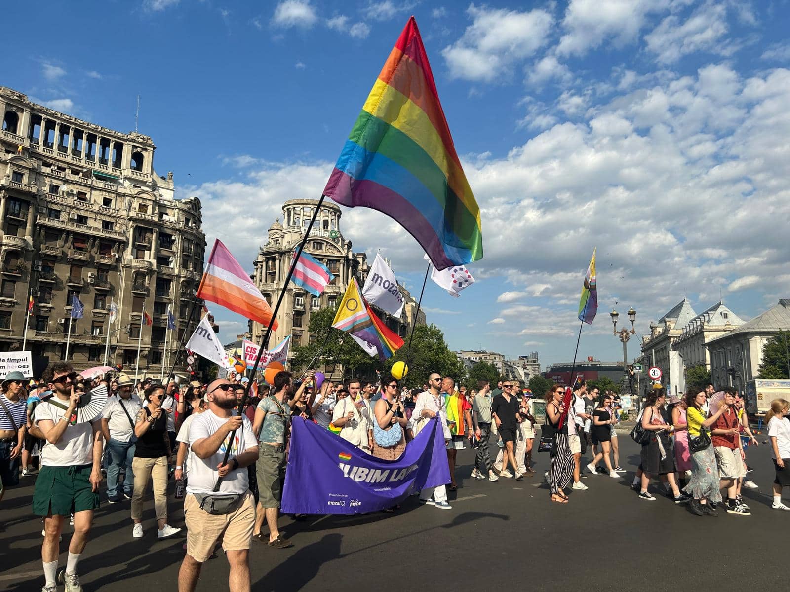 20 ani de Bucharest Pride. Programul marșului de pe Calea Victoriei. Foto: Pride 2024/ Andreea Tudor