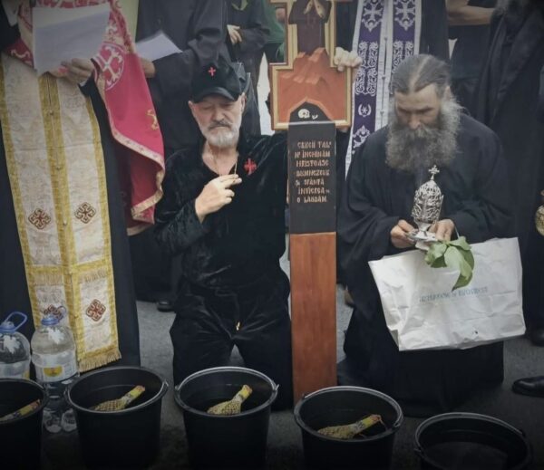 Contramanifestație pe Calea Victoriei. FOTO: FB/ Horia Ivanovici