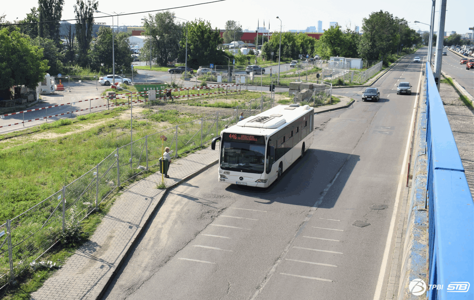 Stația „Institutul Meteorologic” va fi relocată cu 100 m spre București. Se lucrează la Magistrala 6 de metrou. FOTO: TPBI