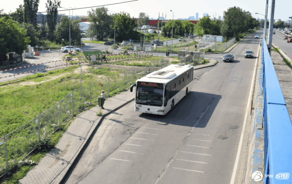 Stația „Institutul Meteorologic” va fi relocată cu 100 m spre București. Se lucrează la Magistrala 6 de metrou. FOTO: TPBI