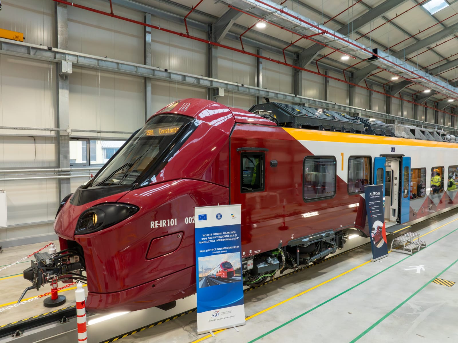 Al patrulea tren Alstom Coradia ajunge la Bucureşti. FOTO ilustrativ