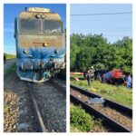 Circulaţia feroviară, blocată între Piteşti şi Bucureşti. FOTO: CFR SA